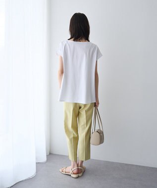 YECCA VECCA ピン付きドレープカットソー Off White