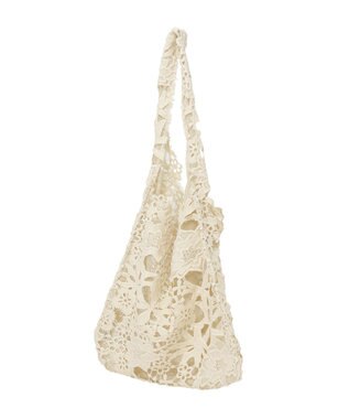 earth music&ecology レースバッグ Ivory