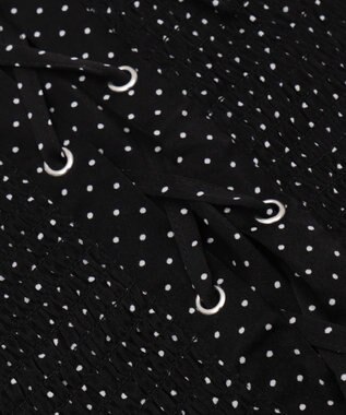 WEGO レースアップシャーリングブラウス ブラックその他