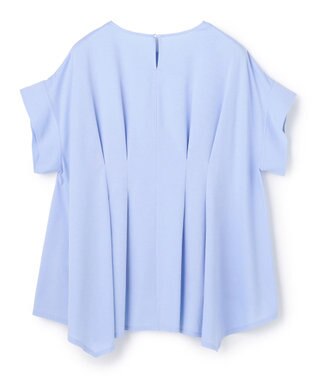 UNFILO ヒートシールドジャージー タックデザイン Tシャツ サックス