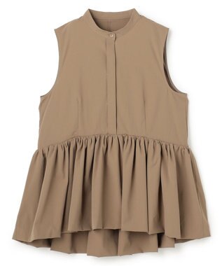 uncrave クールタッチカラータイプライター ペプラムブラウス