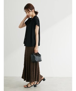 Green Parks ・ＥＬＥＮＣＡＲＥ　ＤＵＥカットフクレジャカードスカート Brown