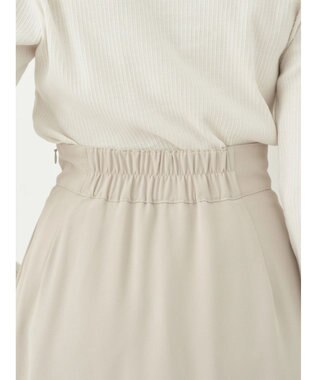 earth music&ecology ラッフルフリルイレヘムスカート Beige