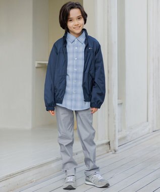 J.PRESS KIDS 【140-170cm】オックス チェックシャツ スカイブルー系3