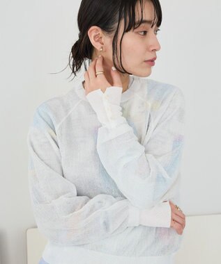 CRAFT STANDARD BOUTIQUE ジョーゼットシアーニットプルオーバー