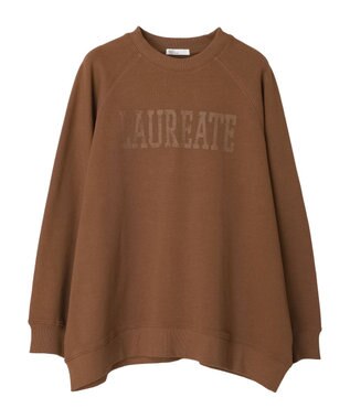 CRAFT STANDARD BOUTIQUE プリント裏毛ビッグプルオーバー Brown