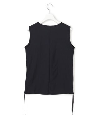 ICB 【CLASSY.掲載】マットスキューバ ノースリーブカットソー ブラック