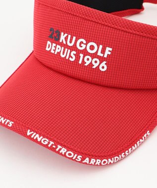 23区GOLF 【UNISEX】サーフニット サンバイザー オレンジ系