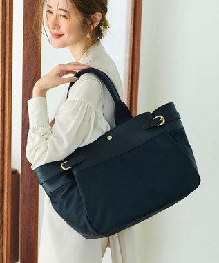 TOPKAPI 【Breath TOPKAPI】RIPPLE リプル ナイロン コンビ ベルト デザイン トートバッグ