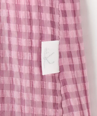 組曲 KIDS 【110-140㎝】ギンガムサッカー ワンピース ラズベリー