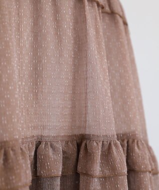 Green Parks ・Ｐｅｔｉｔ　Ｆｌｅｕｒ　シアーティアードキャミワンピ Brown