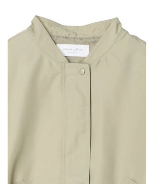 Green Parks 撥水加工　裾ドロストブルゾン Khaki