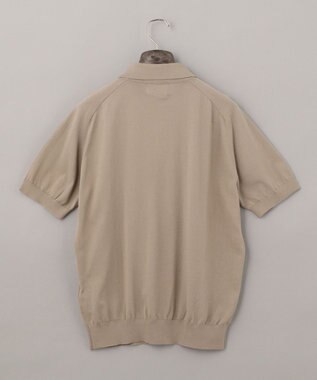 GOTAIRIKU ニットポロ＿無地 ベージュ系