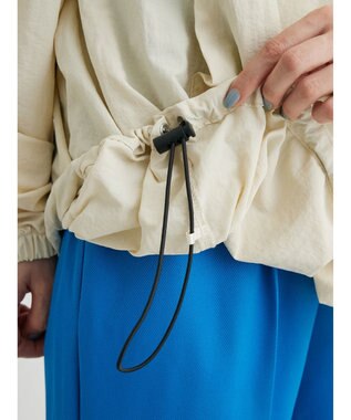 Green Parks ナイロンアノラックブルゾン Ecru