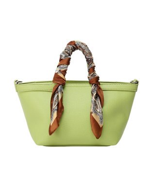 earth music&ecology スカーフSET 2WAYミニトートバッグ Green