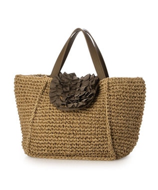 UNBILLION カシュカシュ cachecache / フリルフラップスクエアトート カゴバッグ