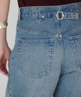 GRACE CONTINENTAL ラップ2wayデニムパンツ ブルー