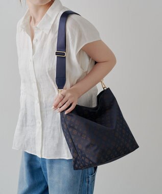 russet  ナイロンジャガード2WAYショルダーバッグ(CE-1693) Purple/BR