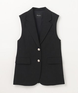 GRACE CONTINENTAL ブッチャーテーラーベスト ブラック