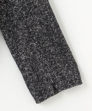 #Newans 【セットアップ可能】ワイドスリーブツイードプルオーバー グレー