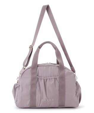 TOCCA 【WEB＆一部店舗限定】【一部カラー撥水・A4サイズ対応】AMIRARE NYLON BOSTON L ボストンバッグ ライラック系