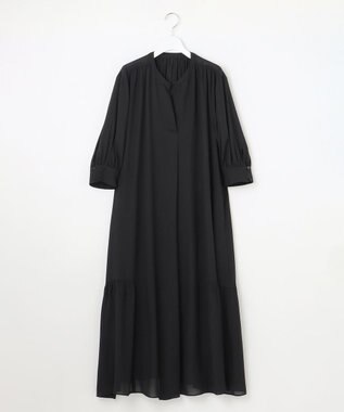 自由区 【カタログ掲載】ソフトシルクビエラ ワンピース ネイビー