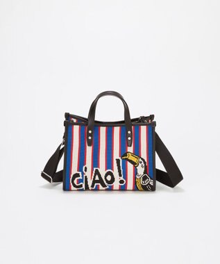 TOPKAPI 【TREASURE TOPKAPI】ニットジャガード  2way ミニ トートバッグ