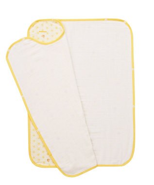 MIKI HOUSE HOT BISCUITS 【ミキハウス】 ガーゼスリーパー 黄