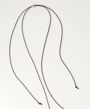 Phoebe <オンワード限定セット>ワンストロークハートコードネックレス×アークカフワイドバングル シルバー