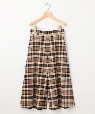 組曲 【WEB限定】ウールライクストレッチ フレアパンツ ベージュ系3