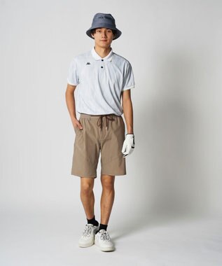FILA GOLF／marie claire 【Kappa】柄半袖ポロシャツ ホワイト