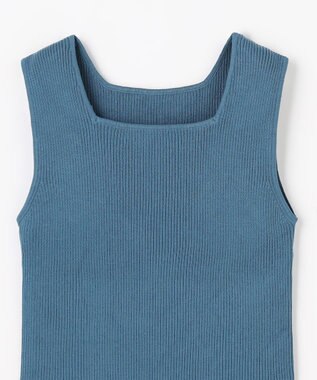 ANY ニットタンク ブルー