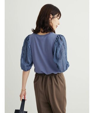 Green Parks ・ＳＵＧＡＲ　ＳＰＯＯＮイソザイスリーブプルオーバー Blue