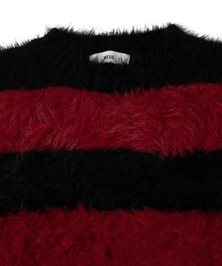 WEGO 【ユニセックスITEM着用】フェザーボーダープルオーバー レッドボーダー