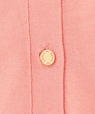 23区 L 【先行予約】プレミアムビオコットン ポケット カーディガン ピンク系