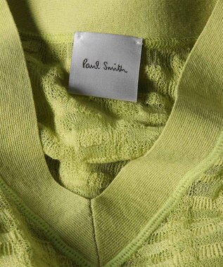 Paul Smith シアーVネック ニット ゴールデンイエロー