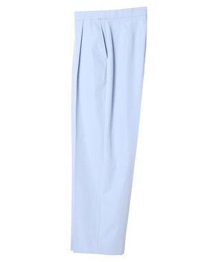 Green Parks きれいシルエットパンツ（ワイドストレート） Sax