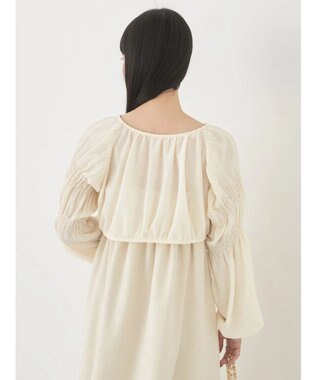 earth music&ecology ＳＥＴ２点ボレロ＋キャミワンピース Ivory