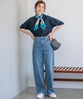 23区 バンブーハンドル ミニ ショルダーバッグ グレー系