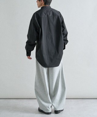 CRAFT STANDARD BOUTIQUE バンドカラーシャツ Black