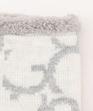 23区GOLF 【UNISEX】リバーシブルネックウォーマー ホワイト系5