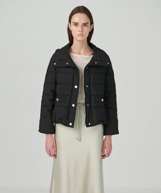 GRACE CONTINENTAL ファーショートダウンジャケット ブラック