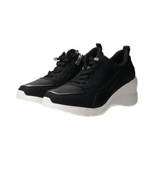 Bridget Birkin 【Round About】ヒールアップスニーカー ブラックコンビ