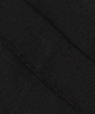 UNFILO 【洗える】リネンミックスツイル ベスト ブラック