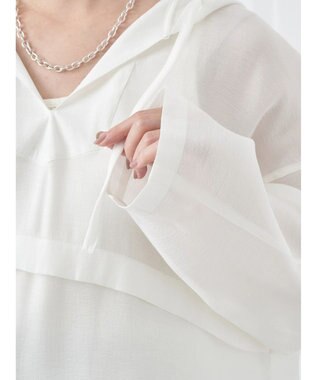 earth music&ecology シアーアノラック Off White