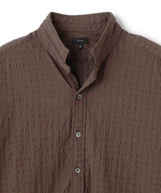 JOSEPH HOMME トリックジャガード　ウイングカラーシャツ キャメル系