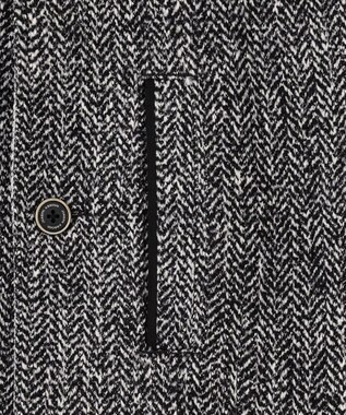 JOSEPH ABBOUD 【キングサイズ・洗える】ツィーディーフリース ブルゾン ブラック系