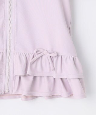ANY KIDS 裾 フリル ラッシュガード ラベンダー