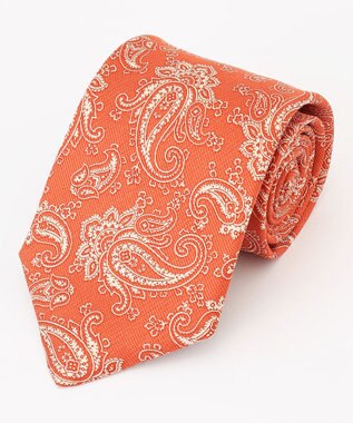 J.PRESS MEN ペイズリーハンドプリント ネクタイ