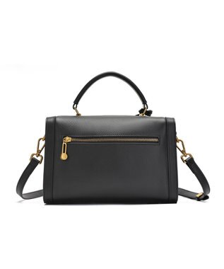 style code ［RICKERS/リッカーズ］ナチュラルレザーミニボストンバッグ ブラック